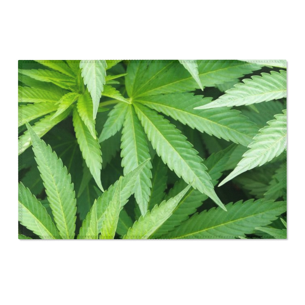 That Green Cannabis Area Rugs
