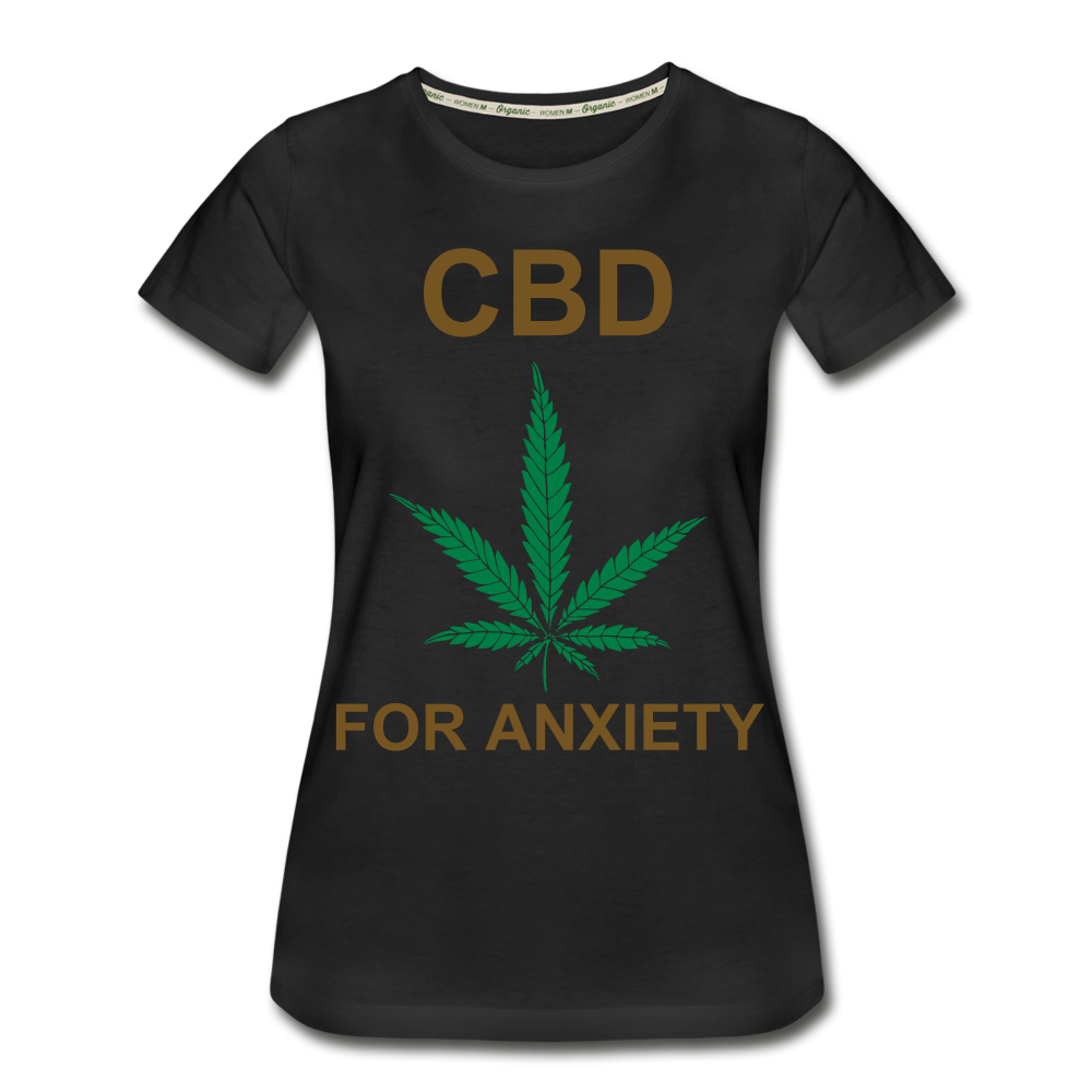 Anxiety Women’s Premium Organic T-Shirt - black