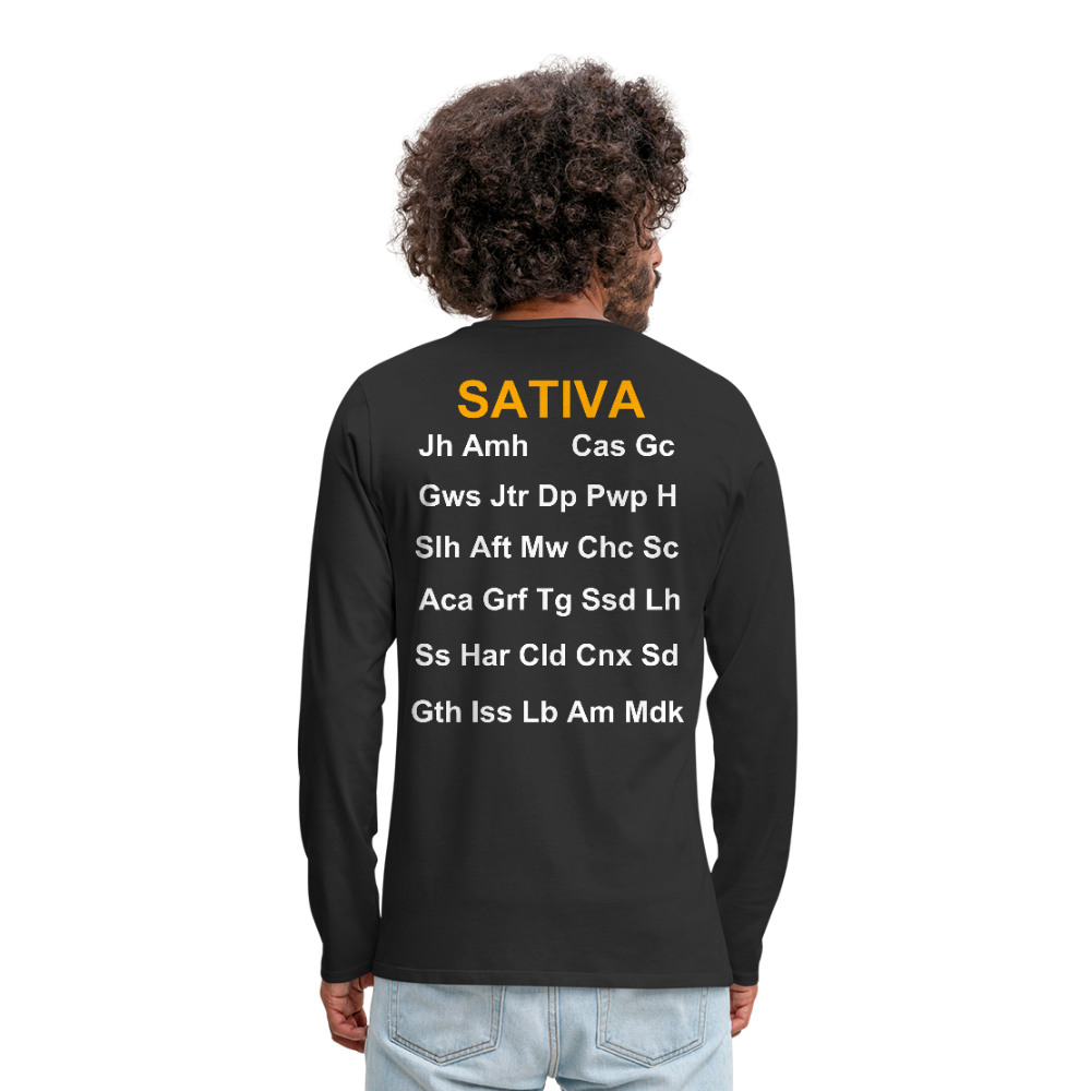 Men's Premium Long Sleeve T-Shirt - black