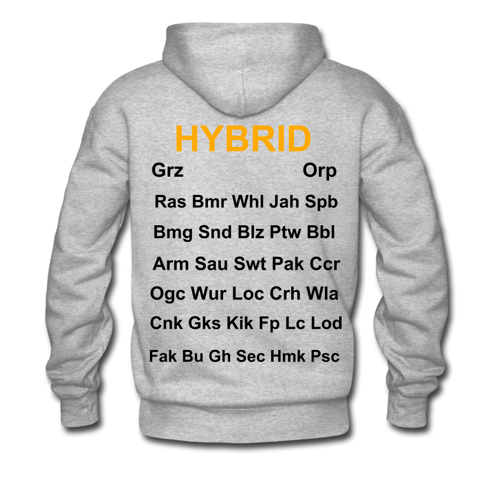 Men's Hoodie - heather gray