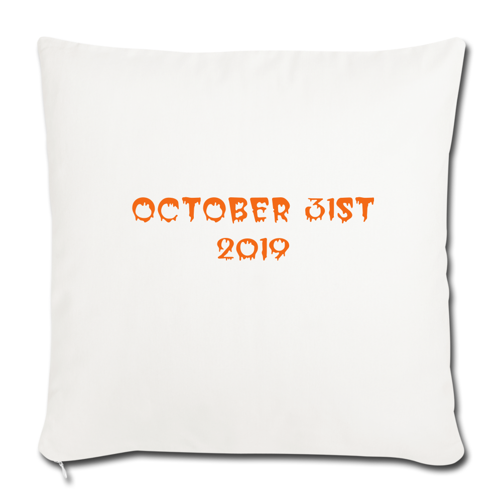 Throw Pillow Cover 18” x 18” - natural white
