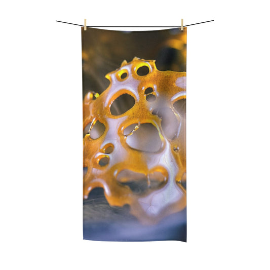 Cannabis Wax Custom Designed Towel.  A Unique Cannabis Gift For Friends & Family. Cannabis Decor For Your Home.