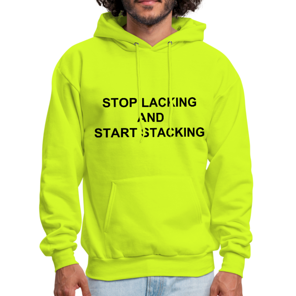Men's Hoodie - safety green