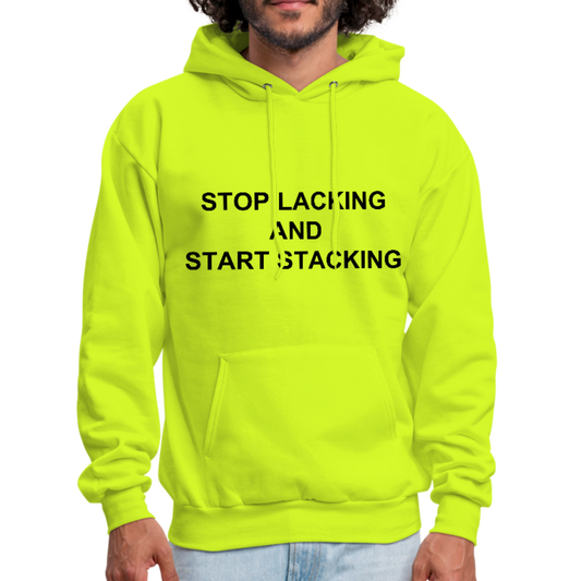 Men's Hoodie - safety green