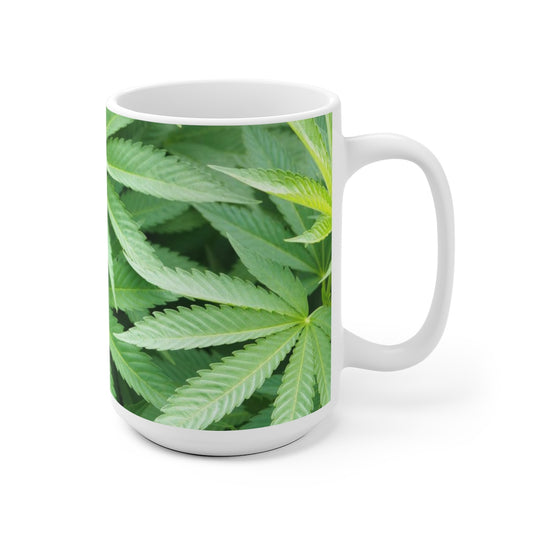 Cannabis White Ceramic Mug