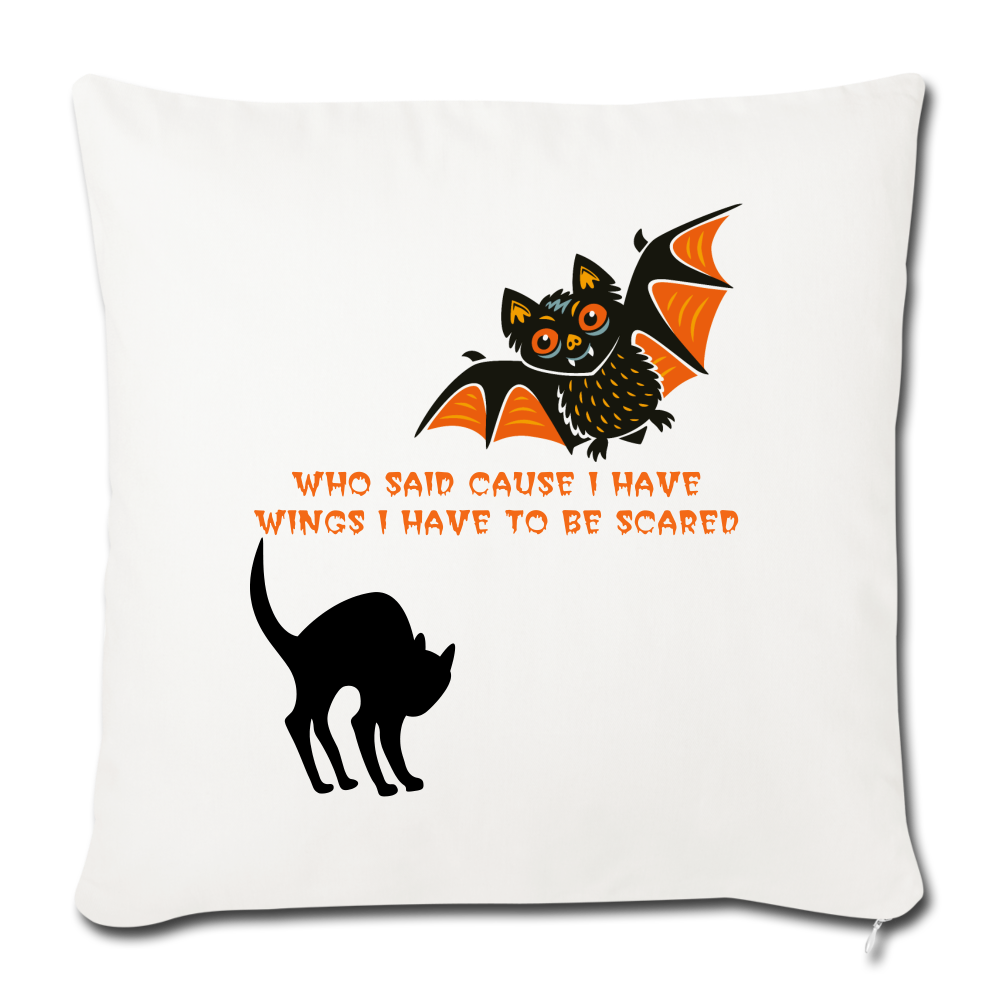 Throw Pillow Cover 18” x 18” - natural white