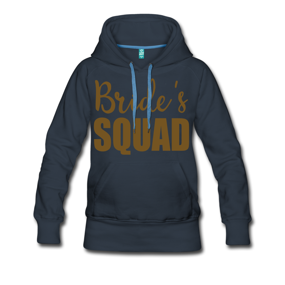Bride Squad Women’s Premium Hoodie - navy