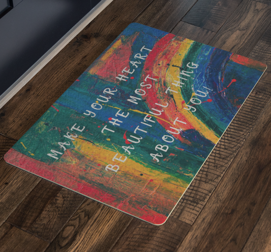 Make Your Heart Door Mat