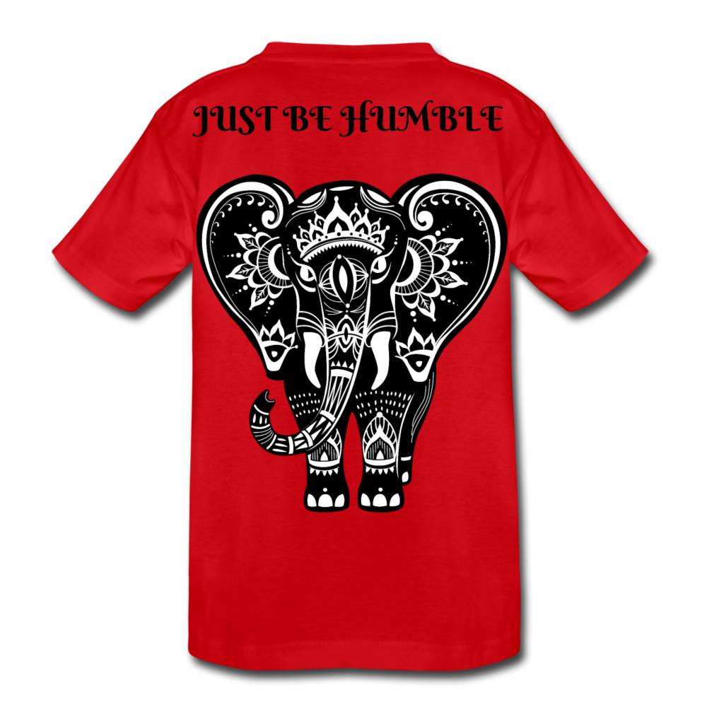 Just Be Kind Just Be Humble Kids' Premium T-Shirt - red