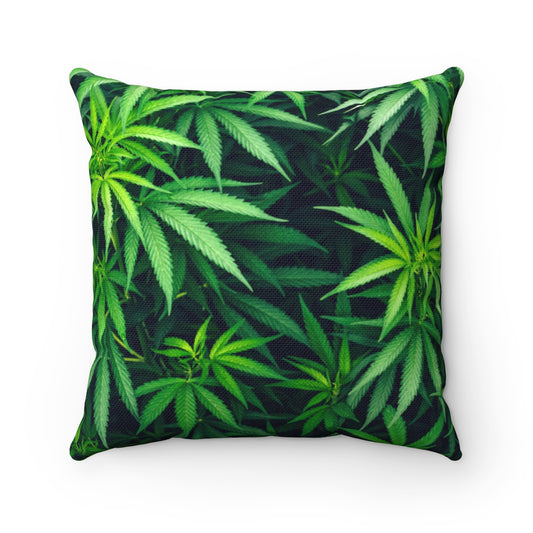 My Cannabis Spun Polyester Square Pillow