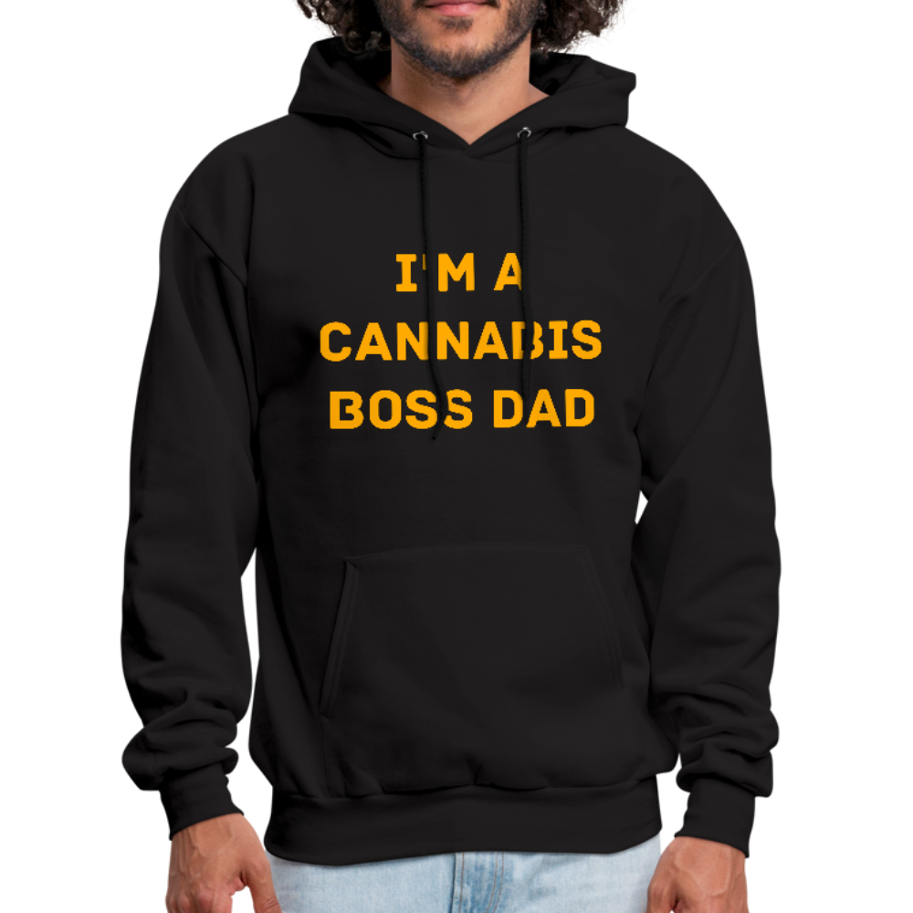 Boss Dad Men's Hoodie - black