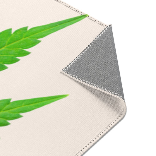 Semplicemente Cannabis Area Rug- Off White