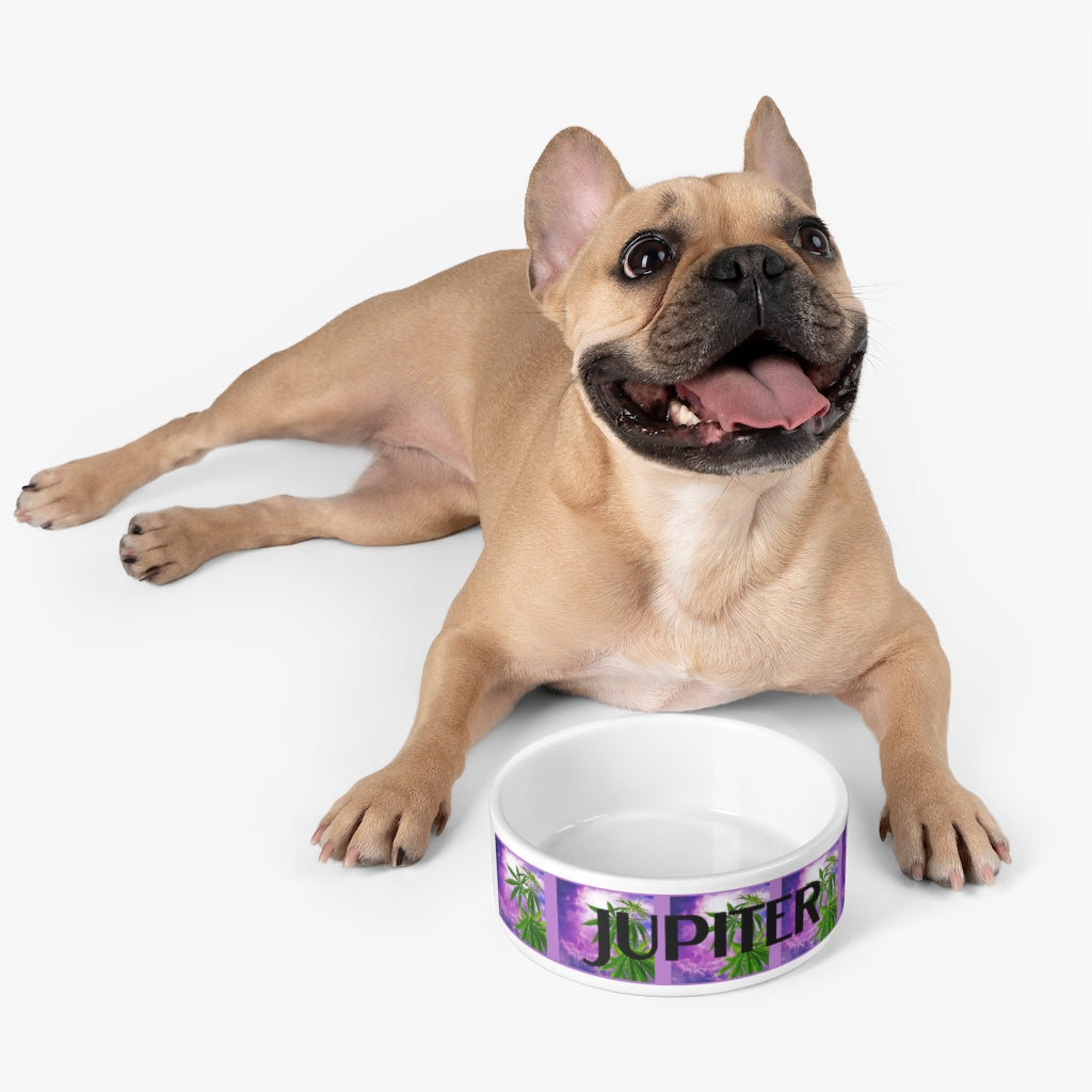 Customizable Cannabis Pet Bowl- Sogno Di Cannabis Pet Bowl
