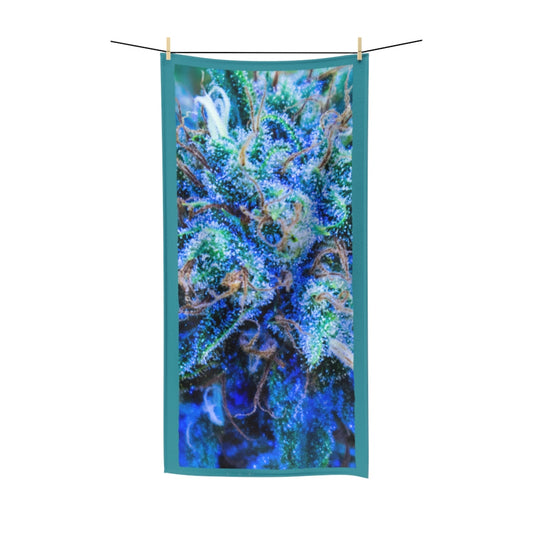Catturare La Mia Attenzione Cannabis Towel- Teal Border