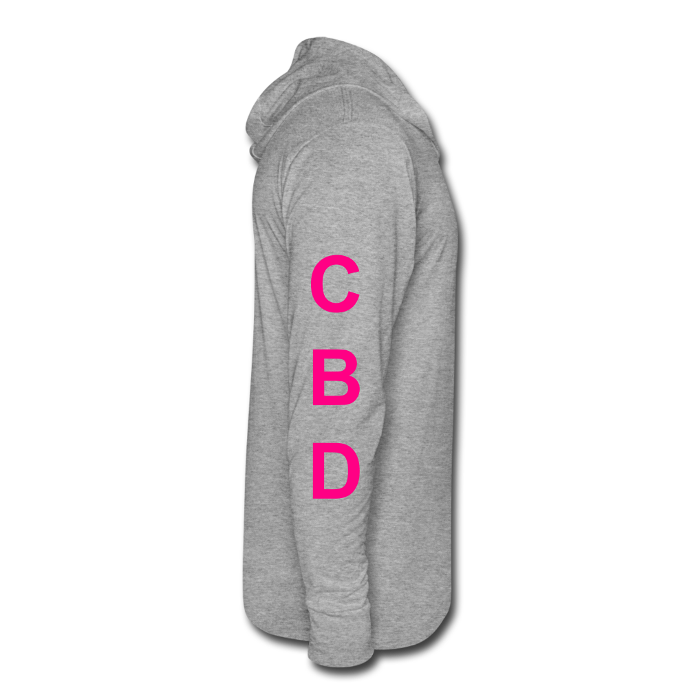 Anxiety Tri-Blend Hoodie Shirt - heather gray