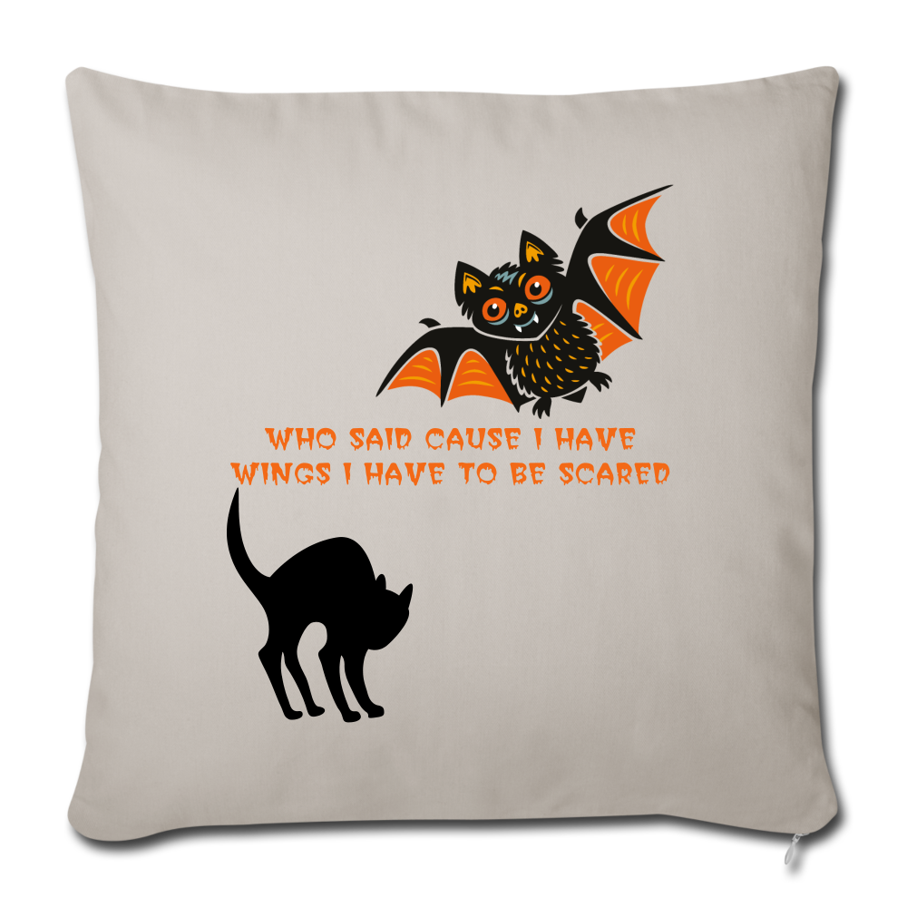 Throw Pillow Cover 18” x 18” - light grey