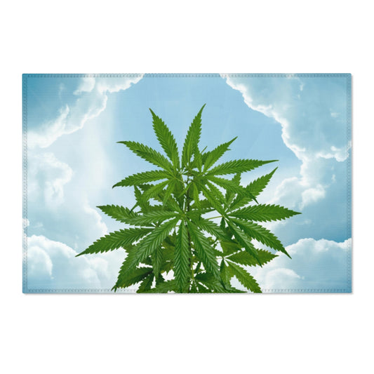 Cannabis Tra Le Nuvole Area Rugs