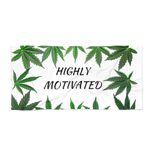 Highly Motivated Beach Towel