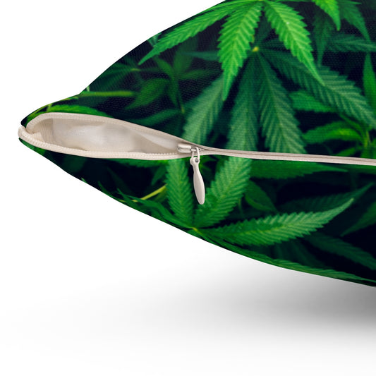 My Cannabis Spun Polyester Square Pillow