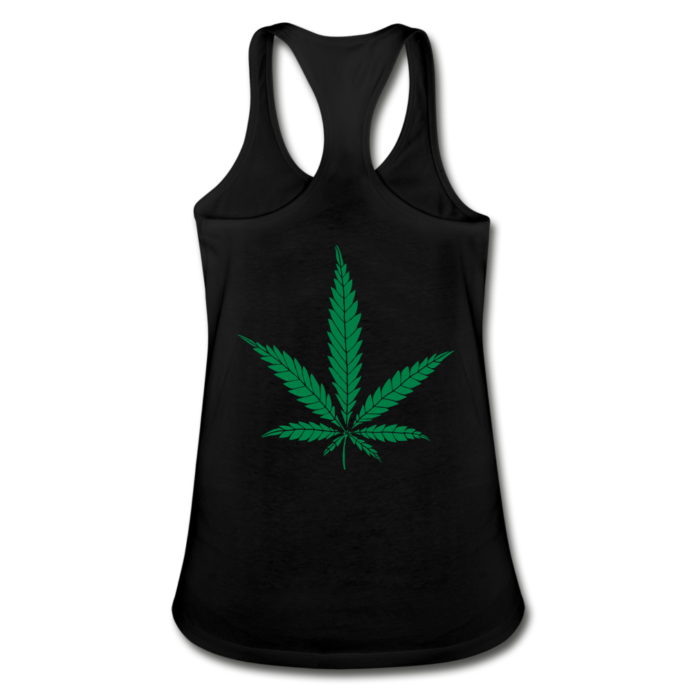 Mind Body Spirit Women's Racerback Tank Top - black