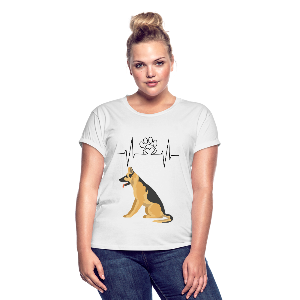 The Dog Mother Women's Relaxed Fit T-Shirt - white