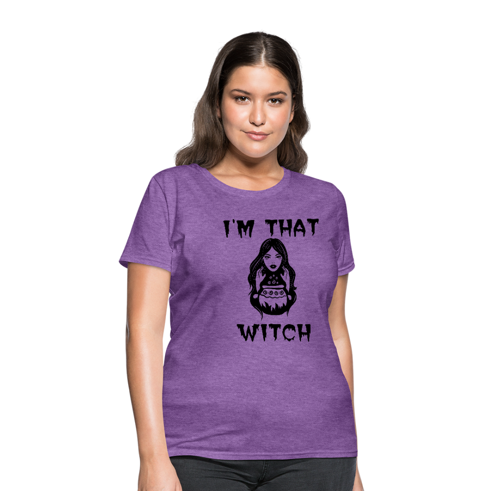 I'm That Witch Women's T-Shirt - purple heather