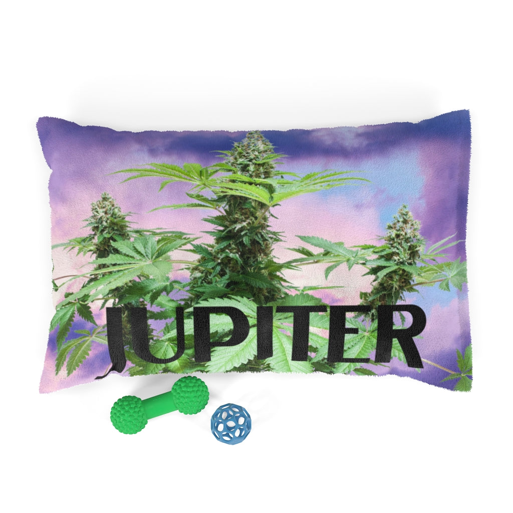 Customizable Cannabis Pet Bed-To The Sky Cannabis Pet Bed-