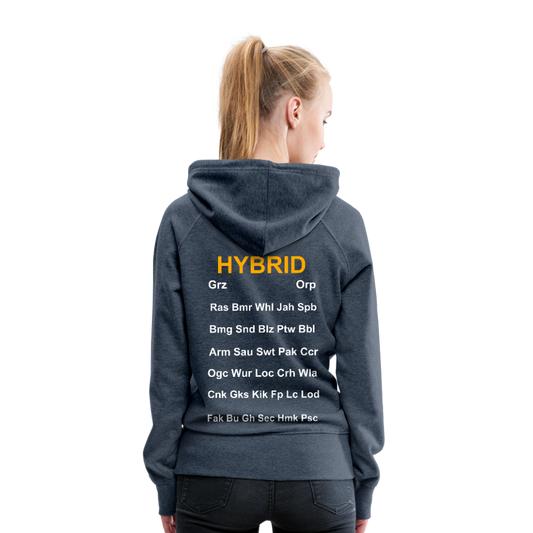 Women’s Premium Hoodie - heather denim