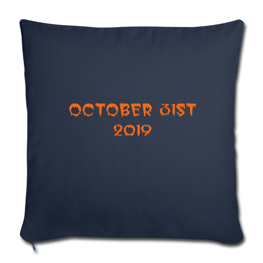 Throw Pillow Cover 18” x 18” - navy