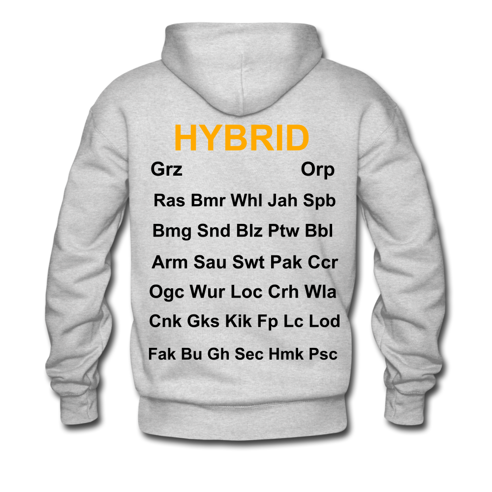 Men's Hoodie - ash 