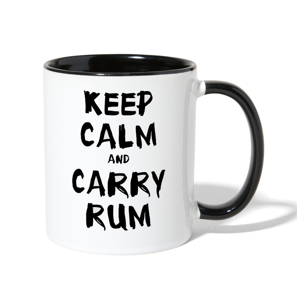 Contrast Coffee Mug - white/black
