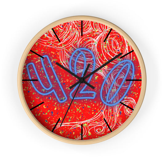 Quattro E Venti Cannabis Wall clock