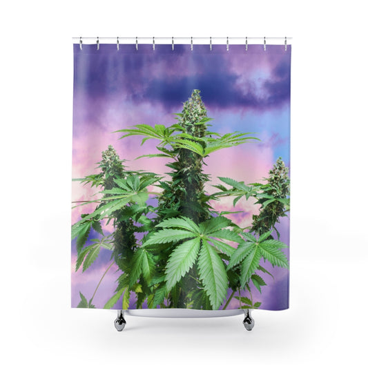 Sono Bella Cannabis Shower Curtain