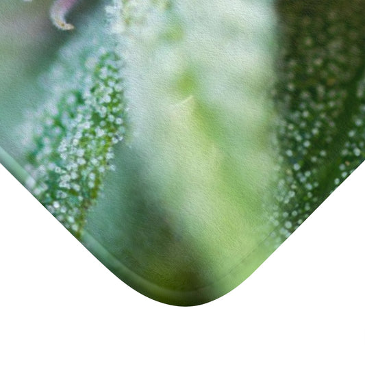 Blooming With Purple Cannabis Custom Designed Towel. A Unique Cannabis Gift For Friends & Family. Cannabis Decor For Your Home.