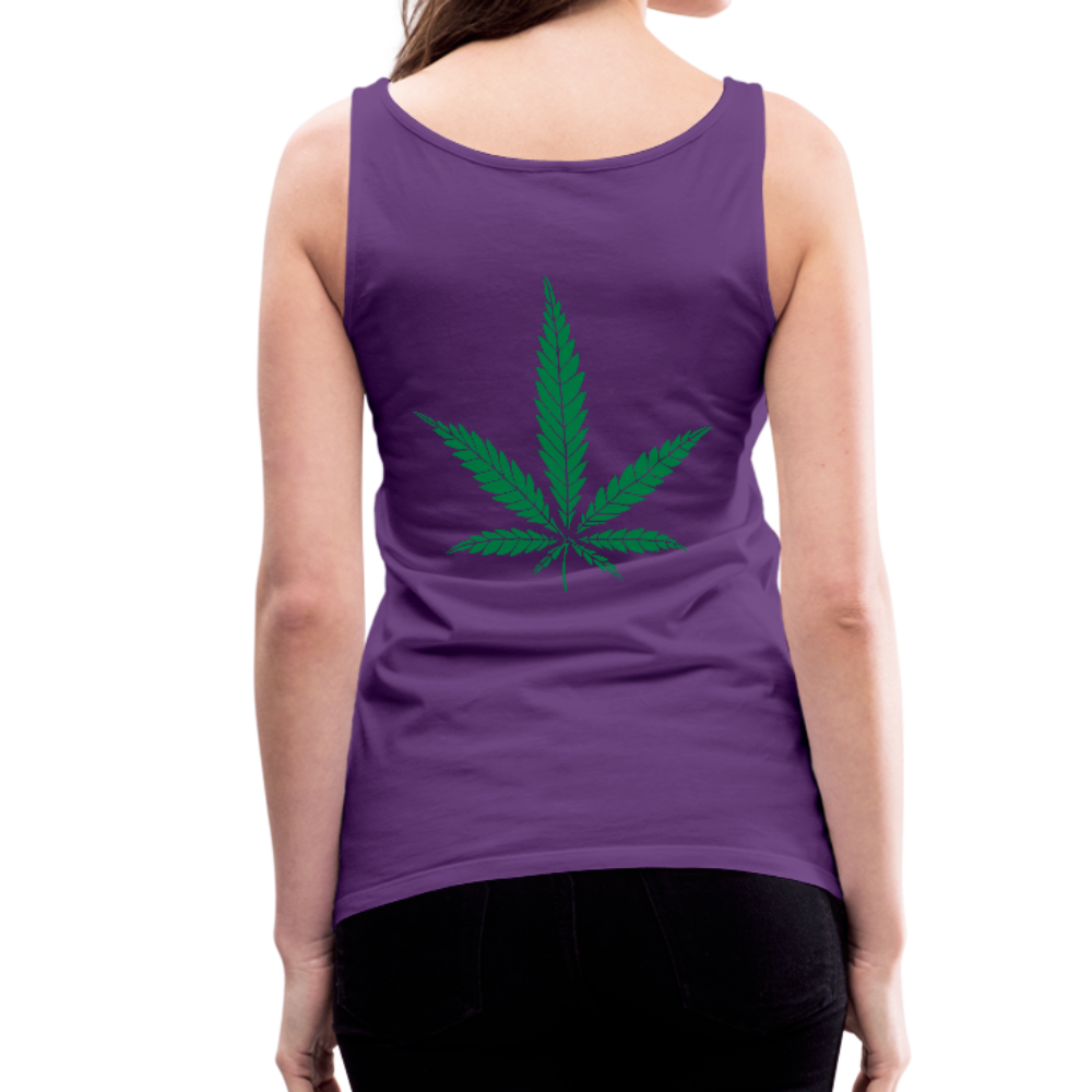 Mind Body Spirit Women’s Premium Tank Top - purple