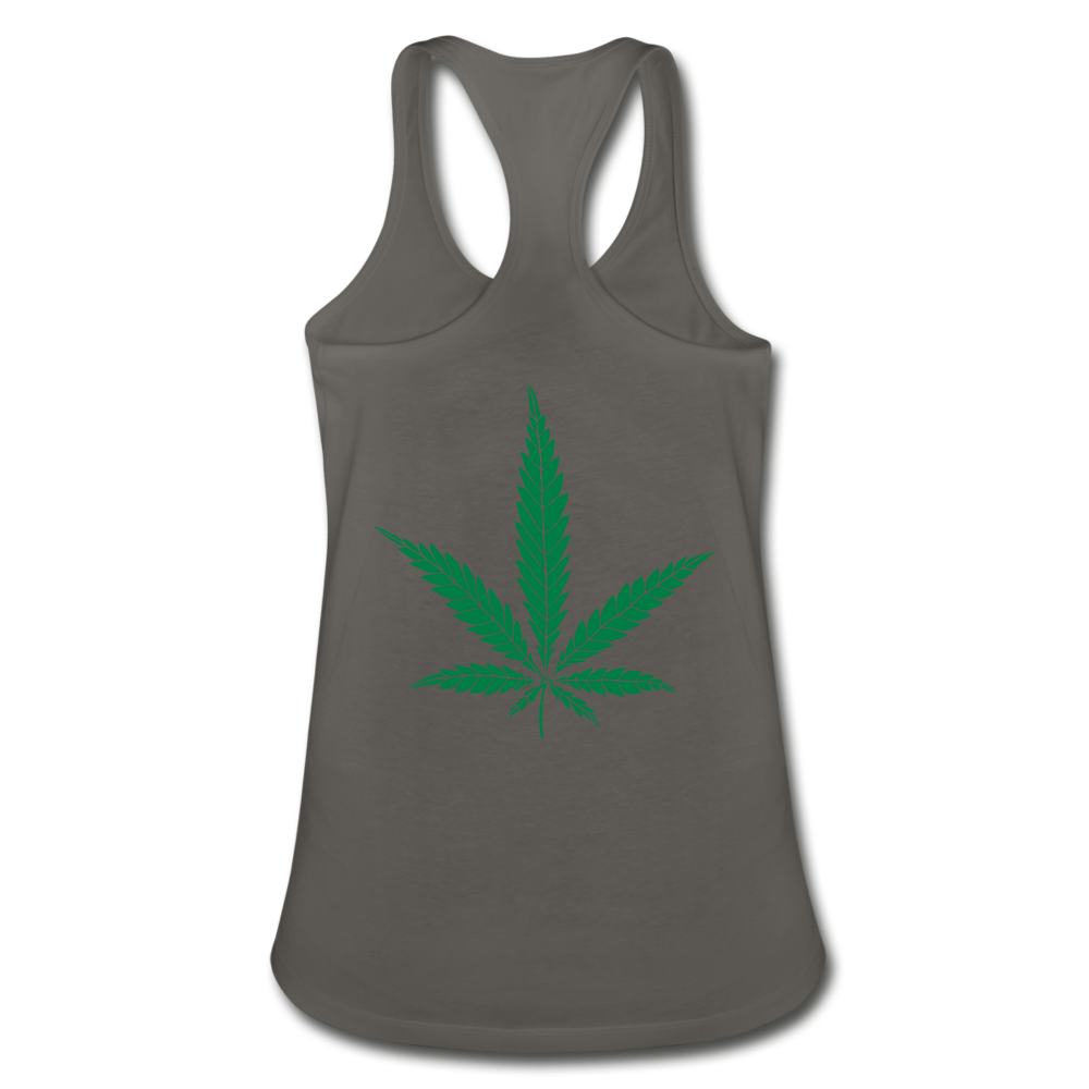 Mind Body Spirit Women's Racerback Tank Top - charcoal