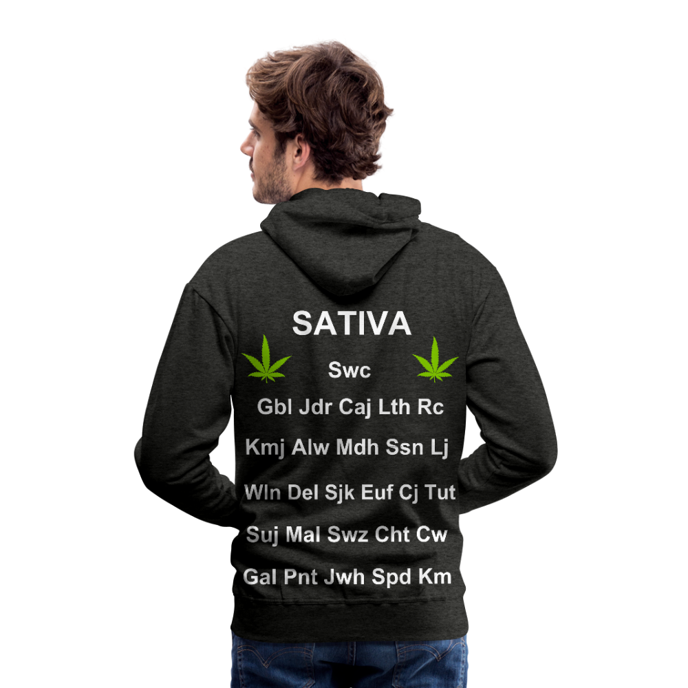 Motivate The Mind Men’s Premium Hoodie - charcoal gray