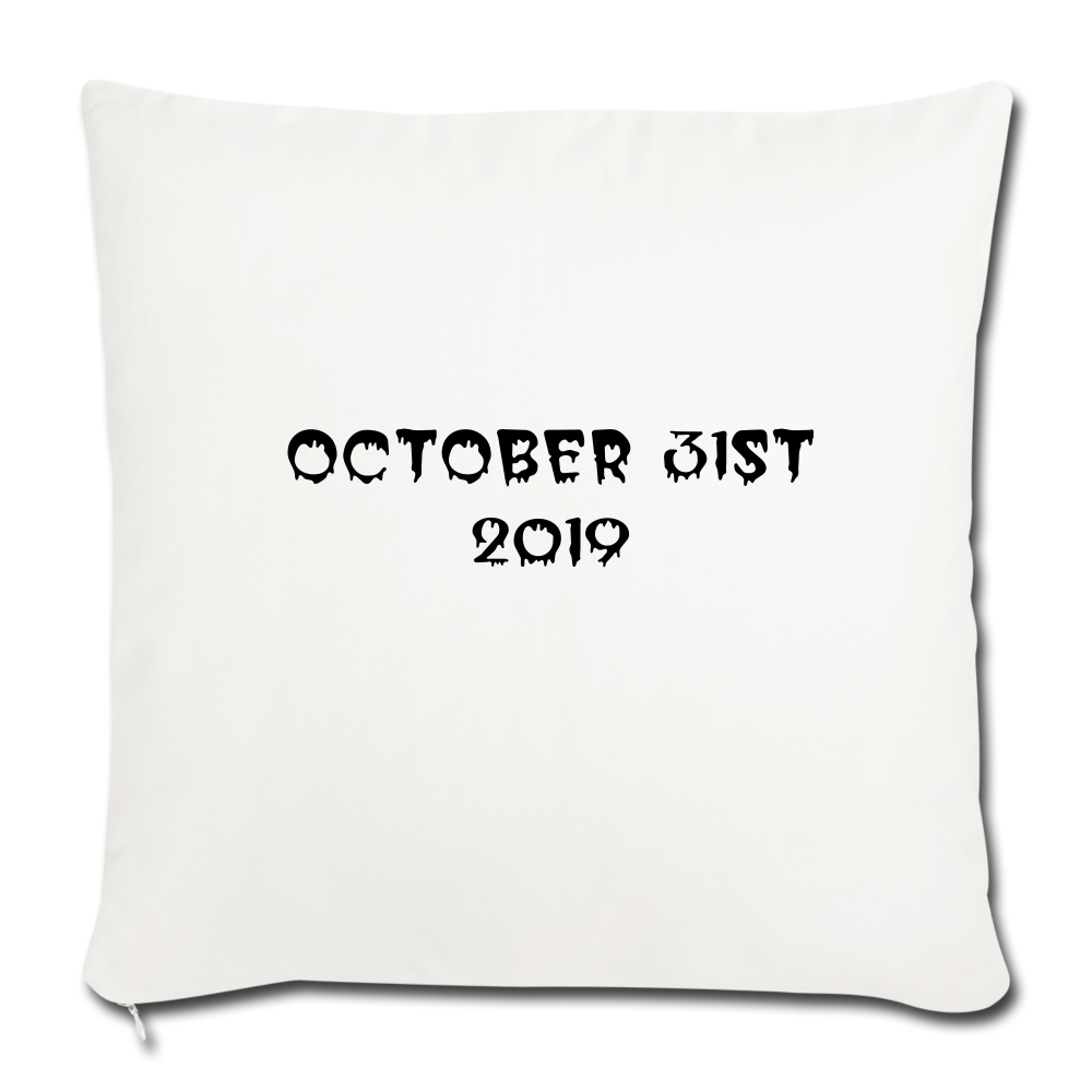 Throw Pillow Cover 18” x 18” - natural white