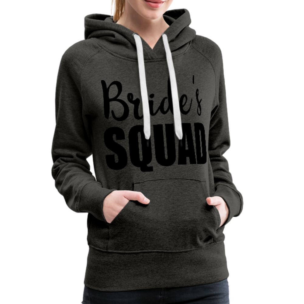 Bride Squad Women’s Premium Hoodie - charcoal gray