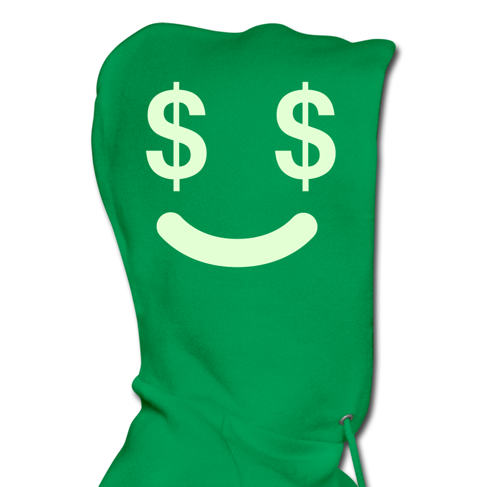 Stop Lacking And Start Stacking Money Men's Hoodie - kelly green