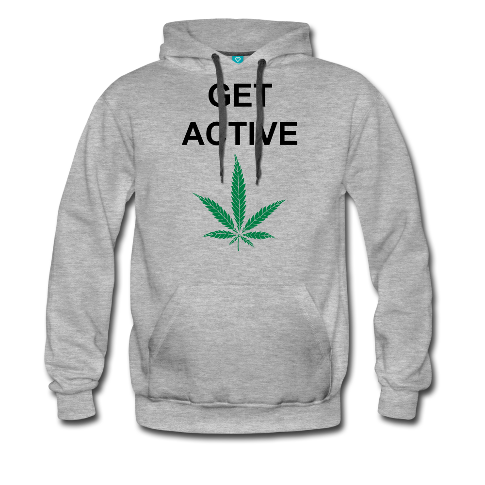 Men’s Premium Hoodie - heather gray
