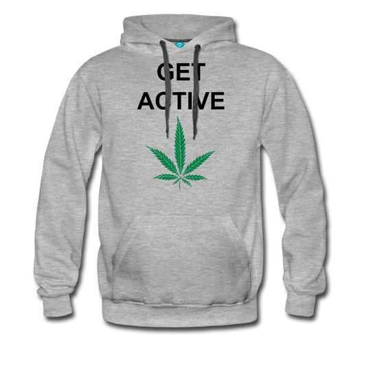 Men’s Premium Hoodie - heather gray