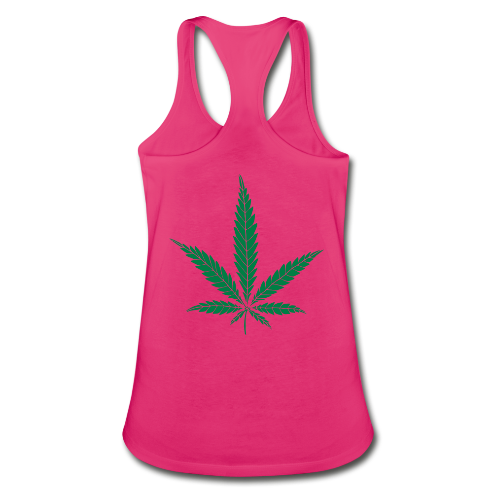 Mind Body Spirit Women's Racerback Tank Top - hot pink