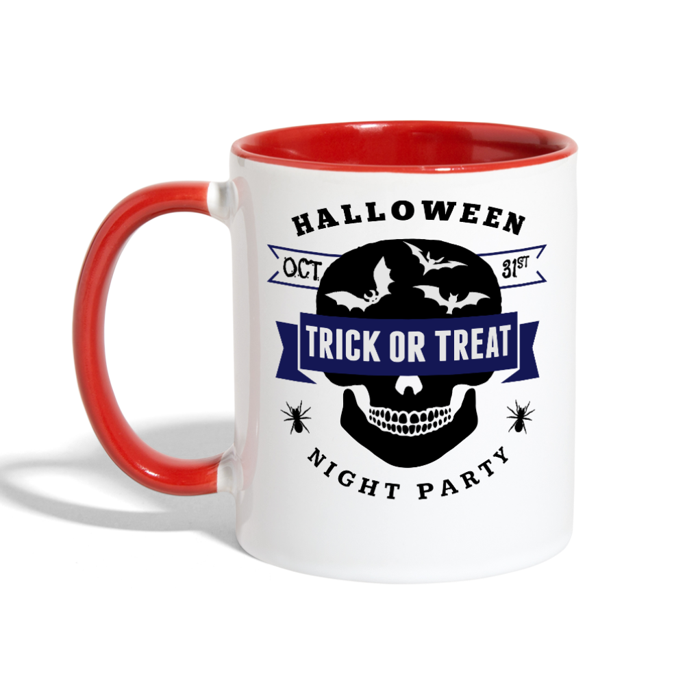 Contrast Coffee Mug - white/red