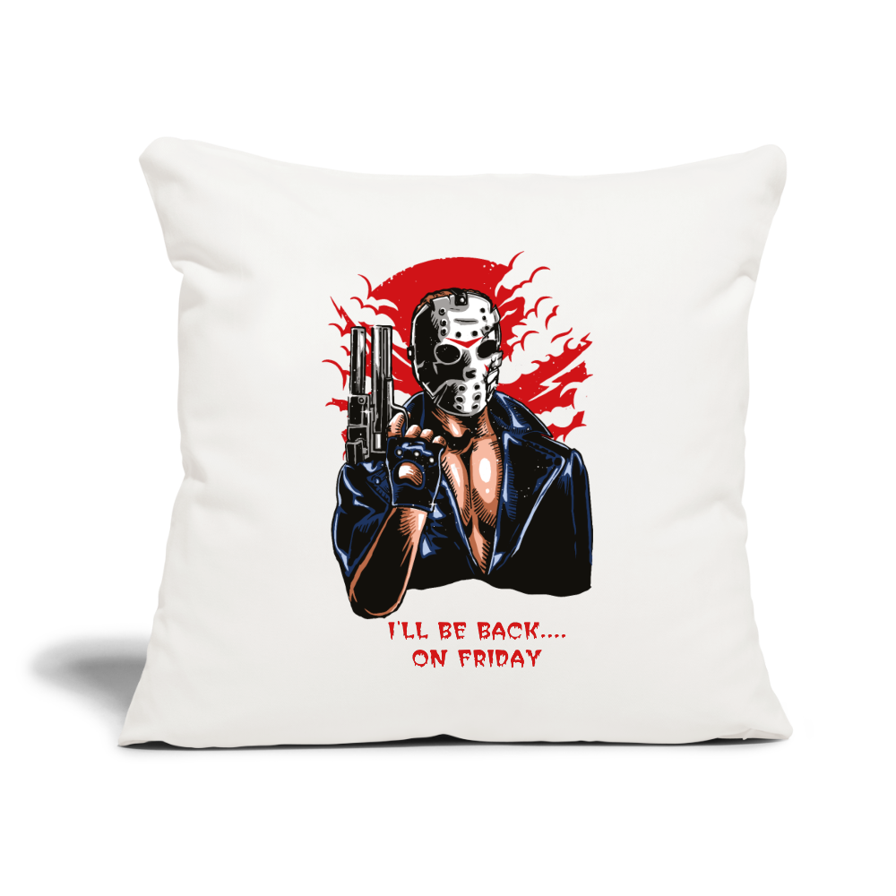 Throw Pillow Cover 18” x 18” - natural white