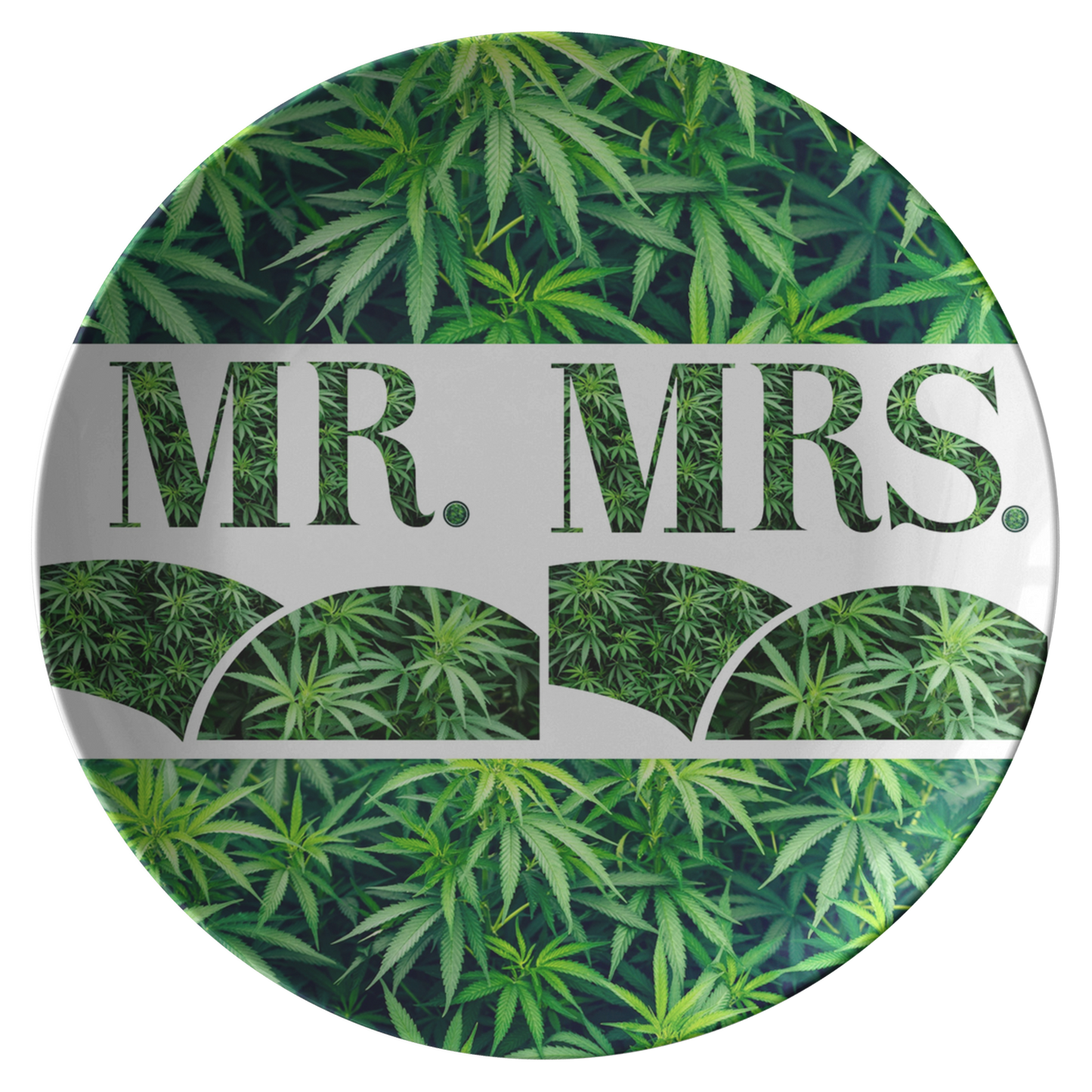 Mr. & Mrs. Cannabis Plate