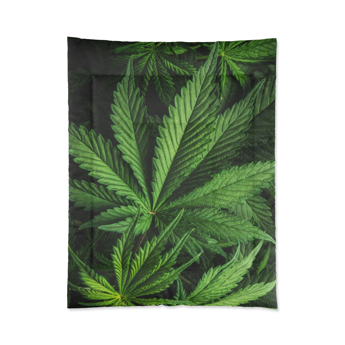 Cannabis Custom Designed Comforter.  A Unique Cannabis Gift For Friends & Family. Cannabis Decor For Your Home. Cannabis Comforter