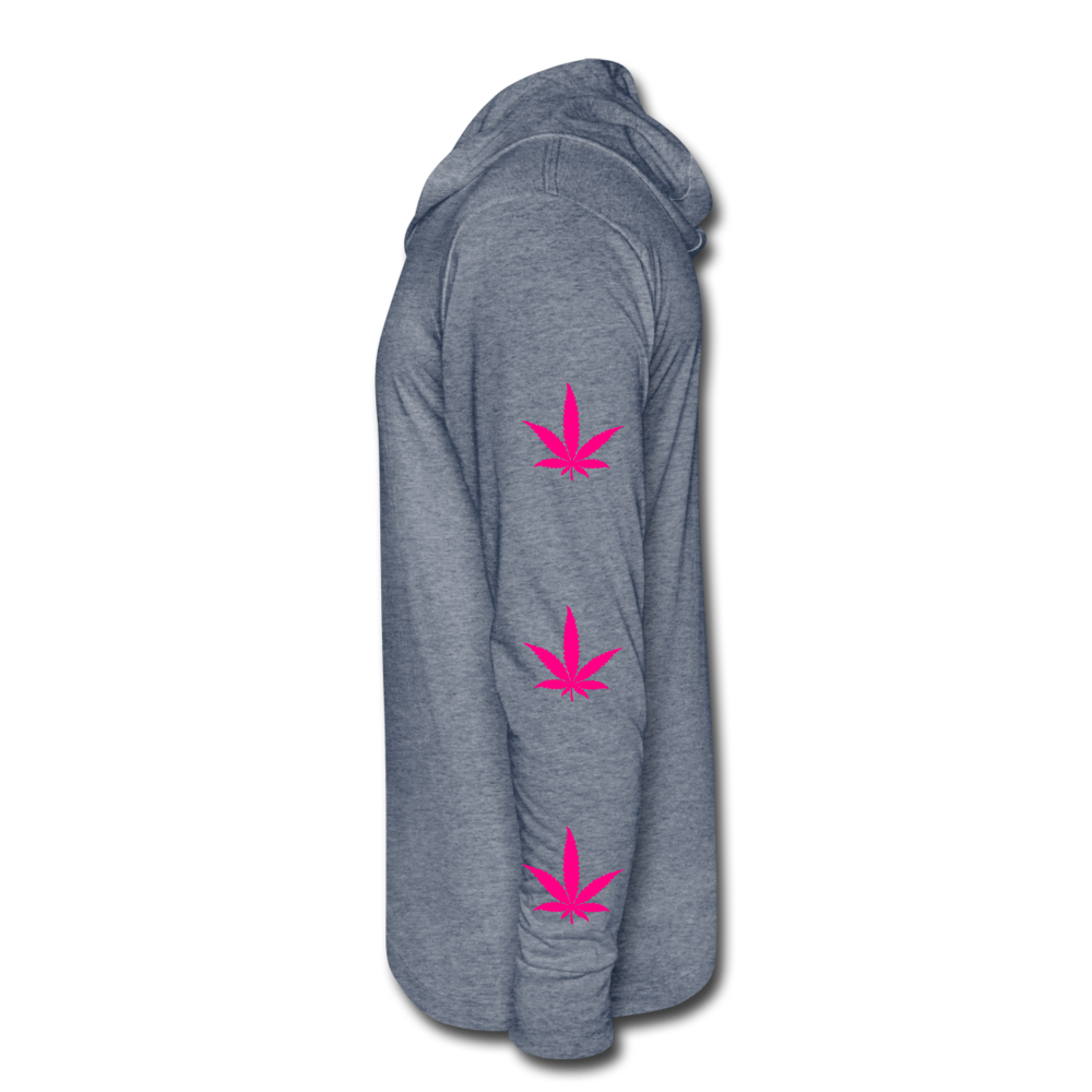 Unisex Tri-Blend Hoodie Shirt - heather blue