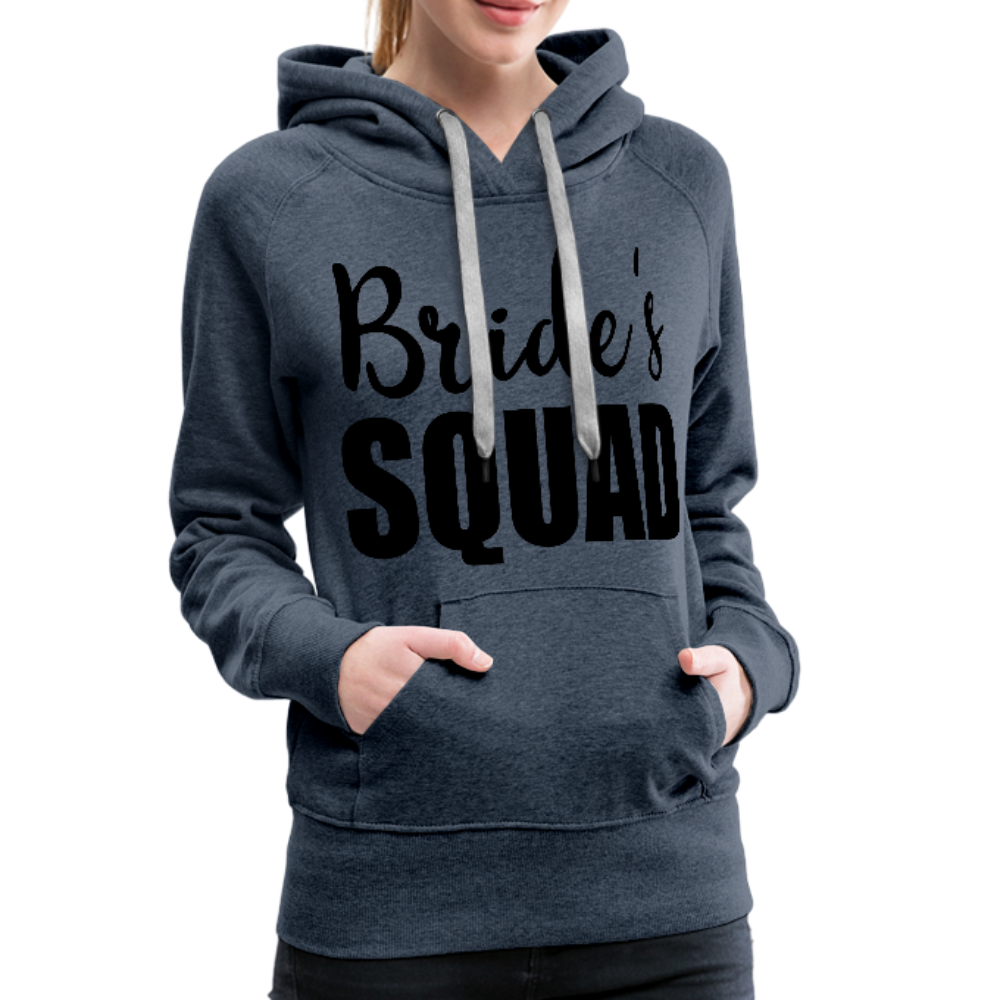 Bride Squad Women’s Premium Hoodie - heather denim