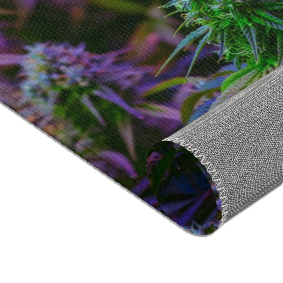 The Purple Cannabis Area Rugs